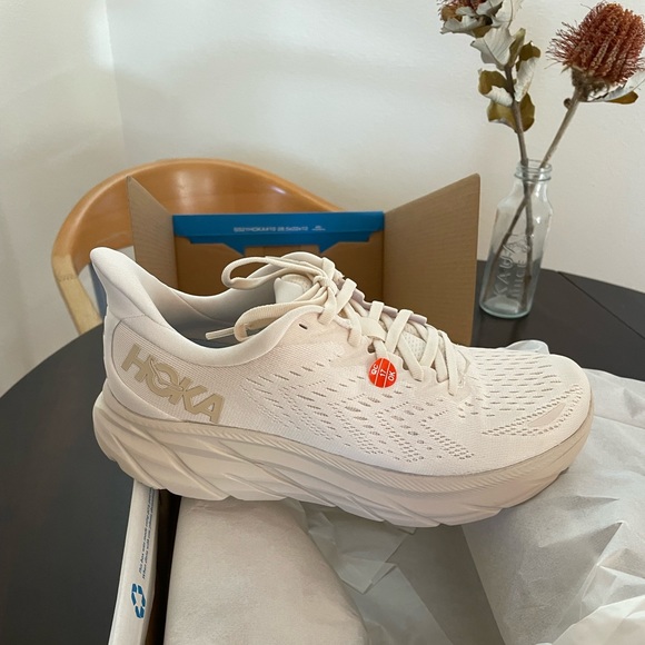 Hoka One One | Shoes | Hoka Clifton 8 Eggnog Shifting Sand | Poshmark